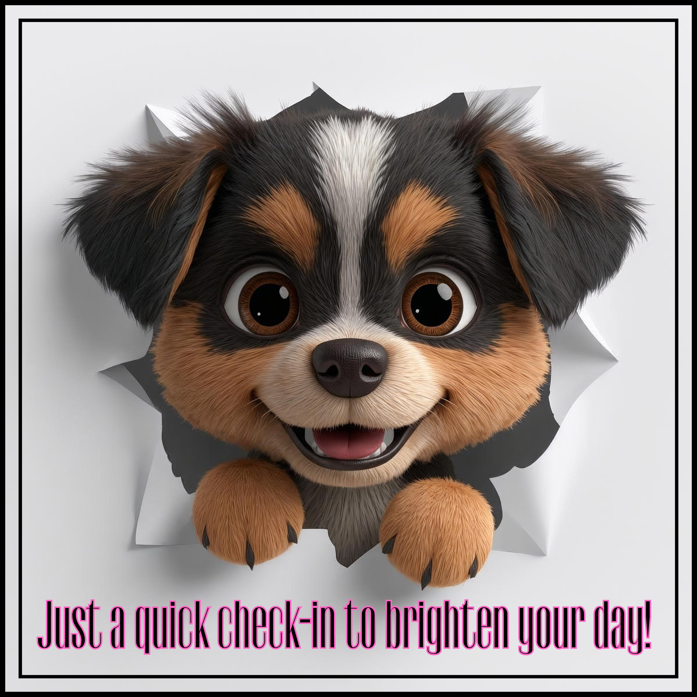 Dog Greeting Card